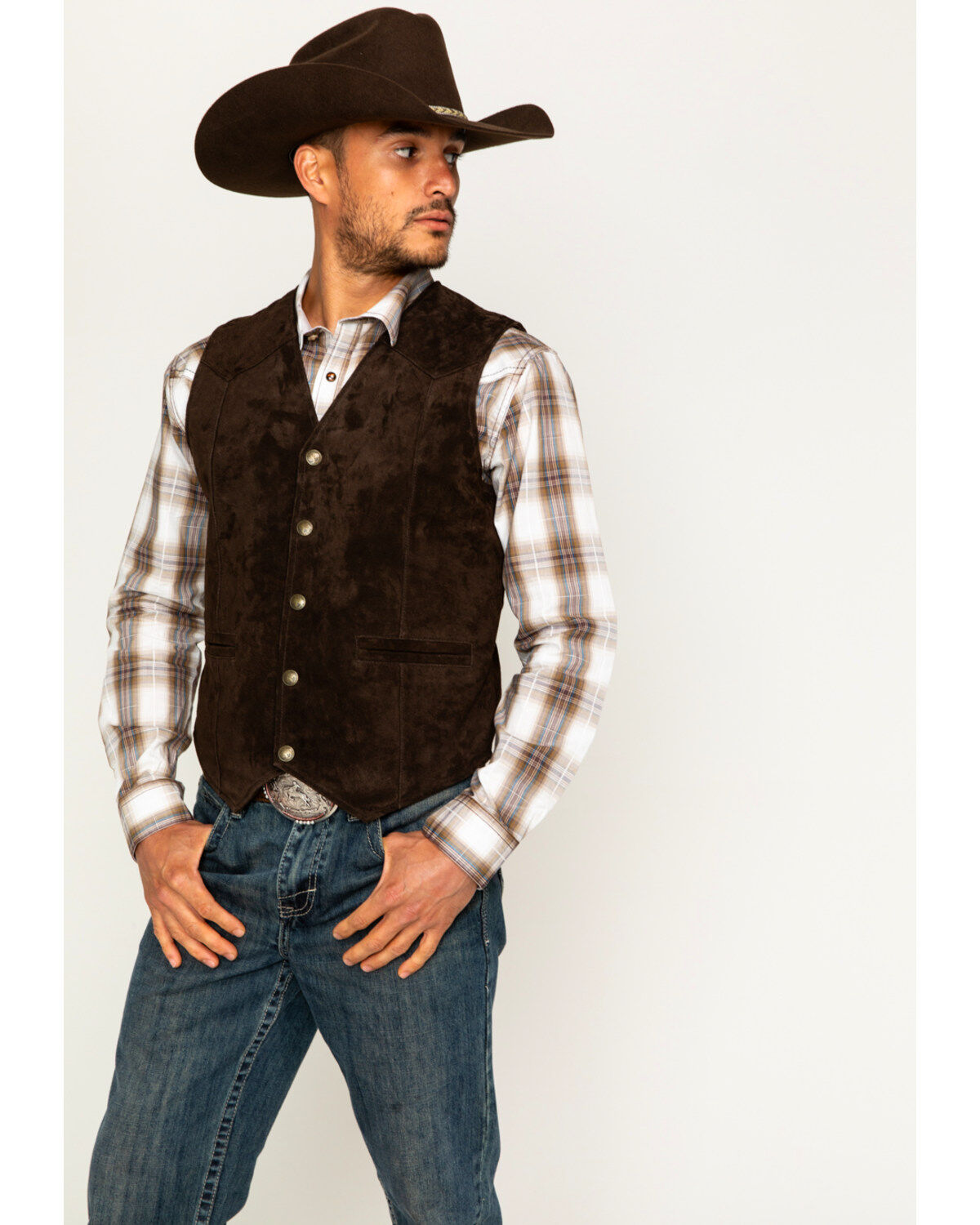 Cody James Men's Angus Suede Vest