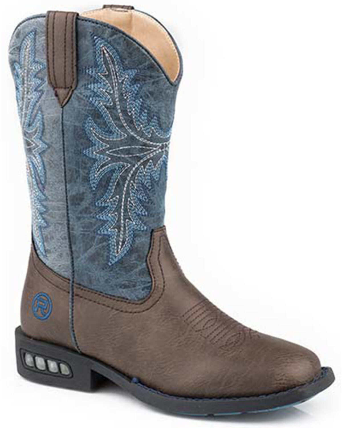 Roper Boys' Dazzle Western Boots - Broad Square Toe