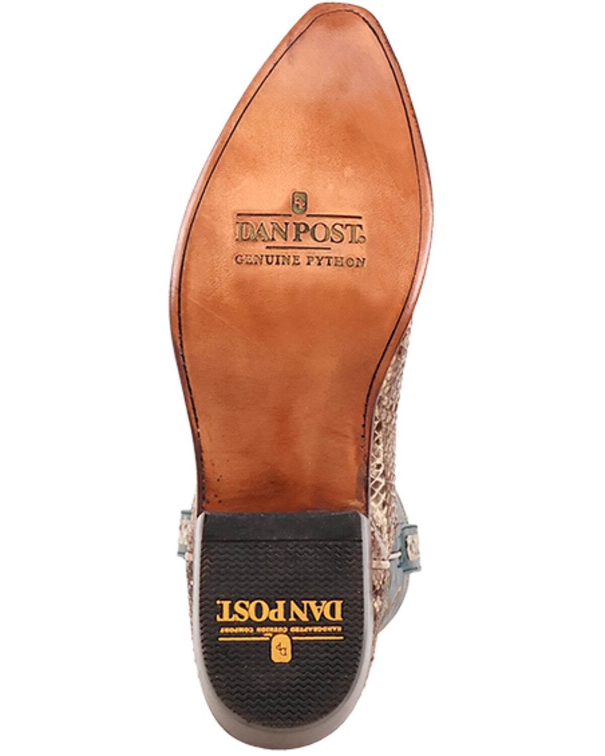 Dan Post Men's Exotic Python Western Boots - Snip Toe