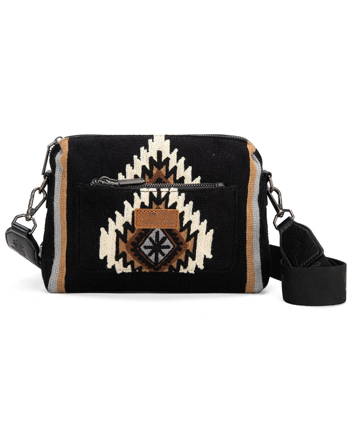 Wrangler Women's Daenery's Winter Southwestern Knitted Crossbody Bag