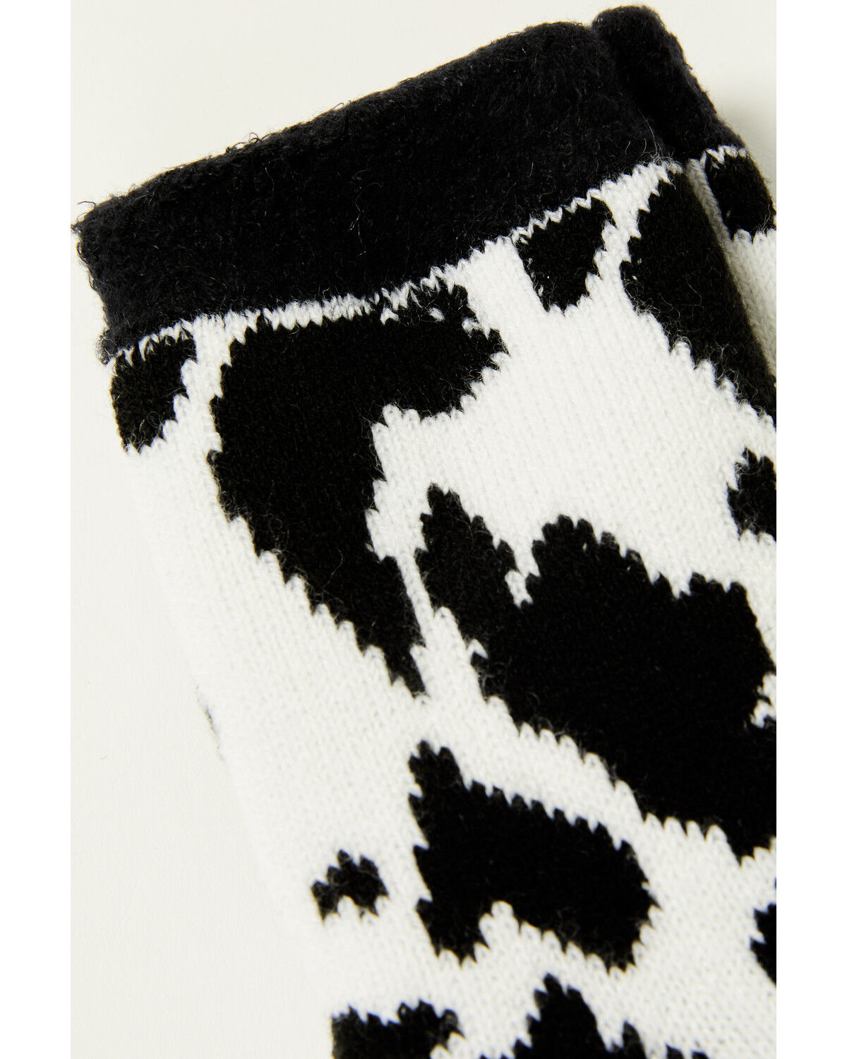 Boot Barn Girls' Cow Print Cozy Socks