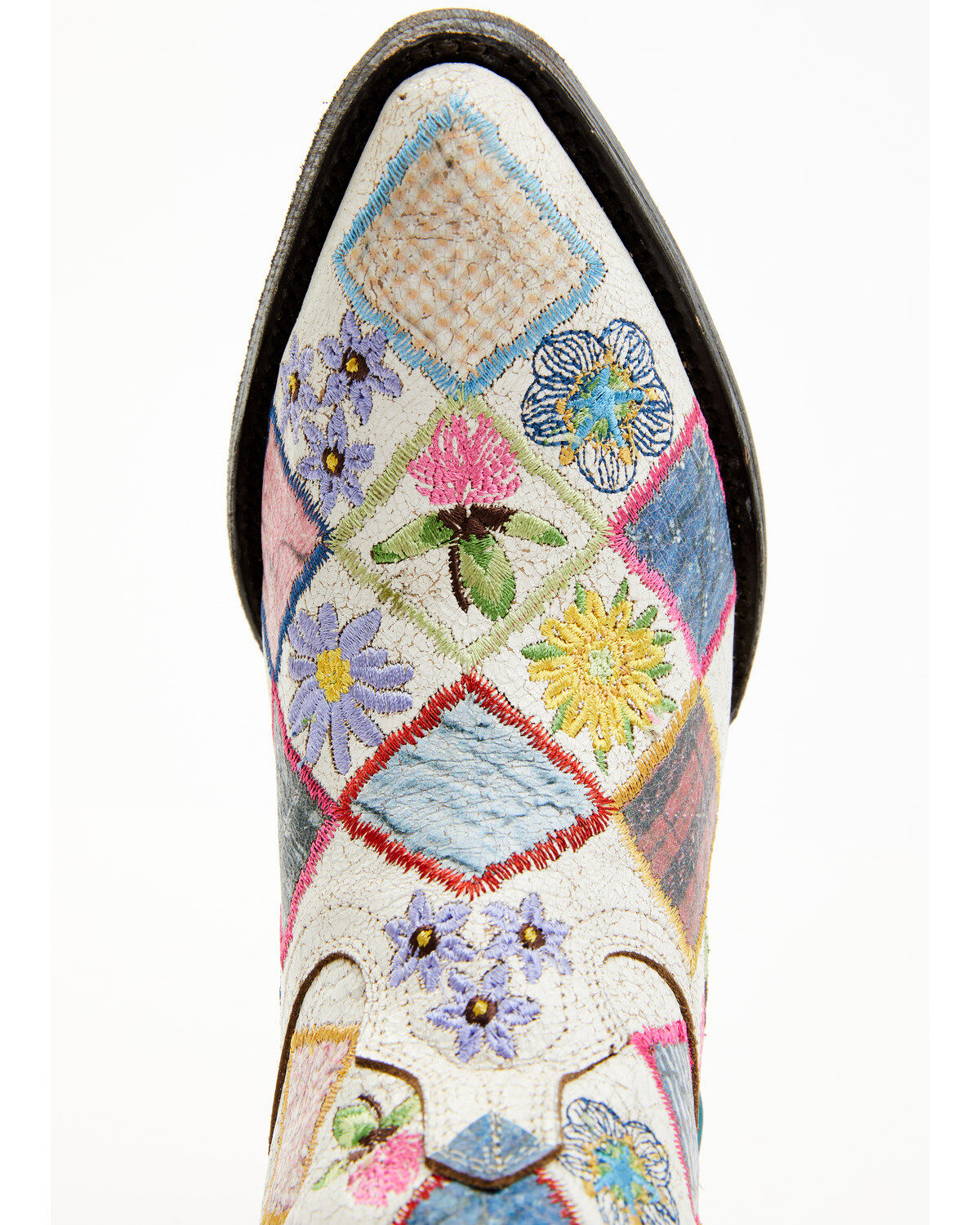 Yippee Ki Yay by Old Gringo Women's Heirloom Short Embroidered Patchwork Booties - Round Toe