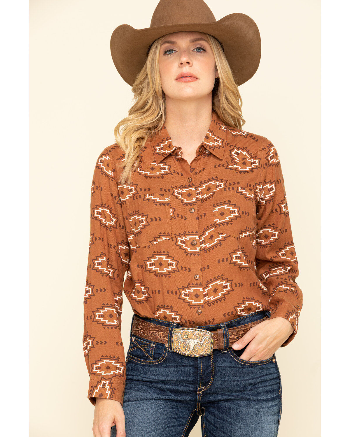 Ariat Women's Autumn Blossom R.E.A.L Billie Jean Shirt