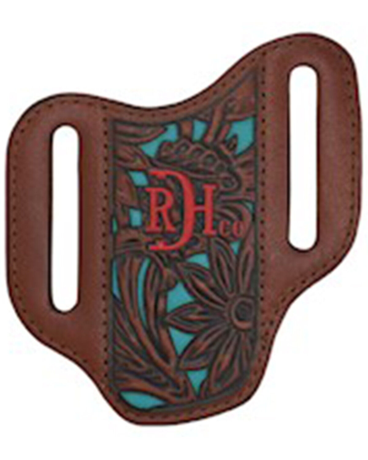 Red Dirt Hat Men's Tooled Leather Pancake Knife Sheath