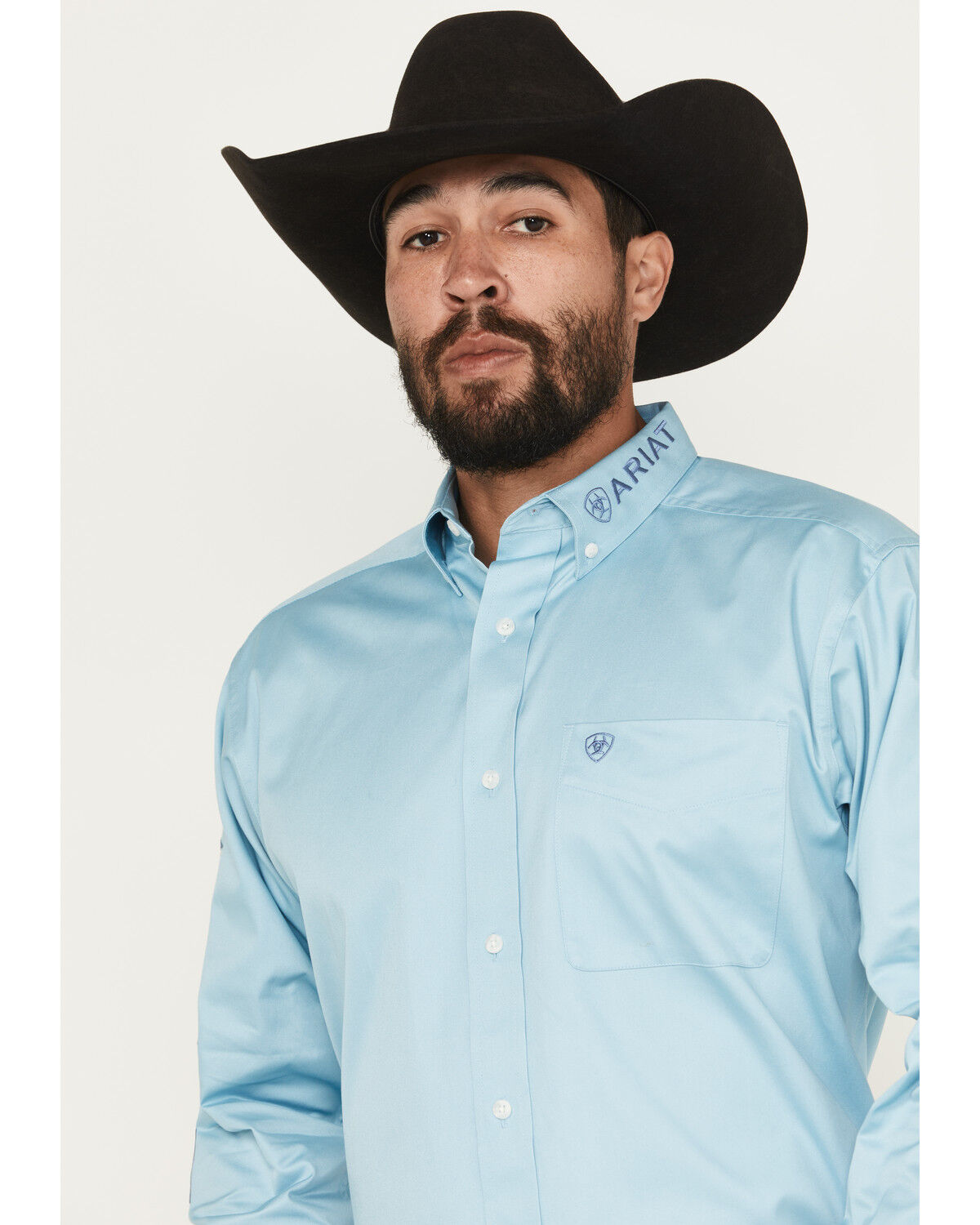 Ariat Men's Team Logo Long Sleeve Button-Down Western Shirt