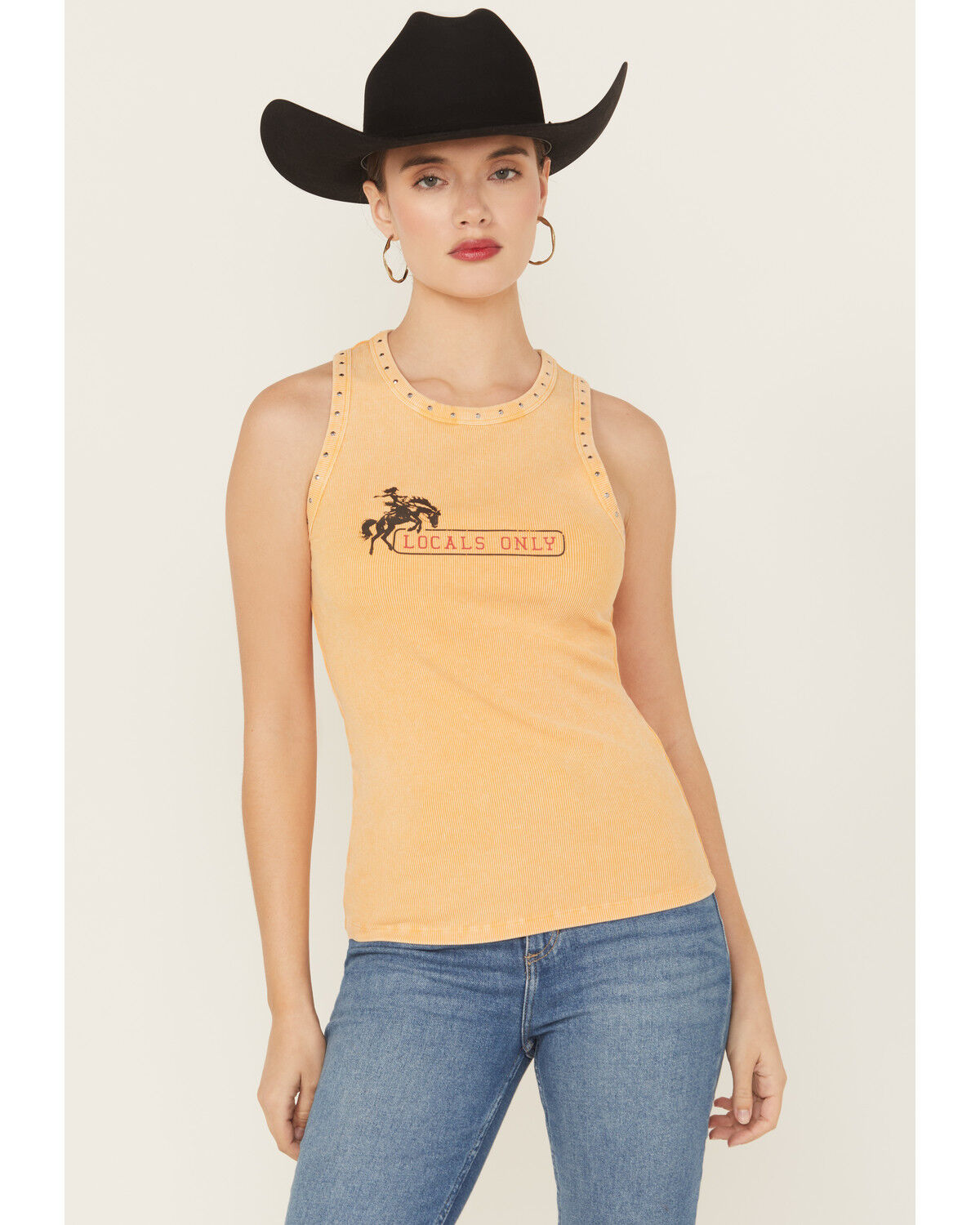 Idyllwind Women's Locals Only Graphic Ribbed Tank