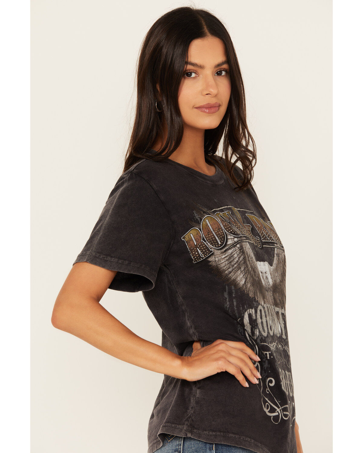 Idyllwind Women's Jennie Rhinestone Short Sleeve Graphic Tee