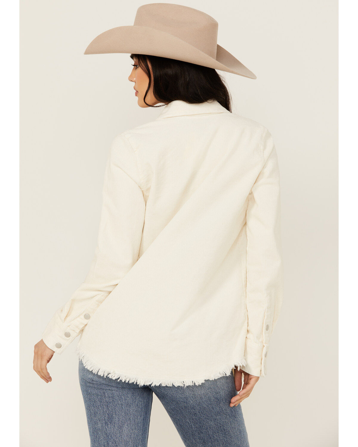 Rock & Roll Denim Women's Corduroy Long Sleeve Snap Shirt