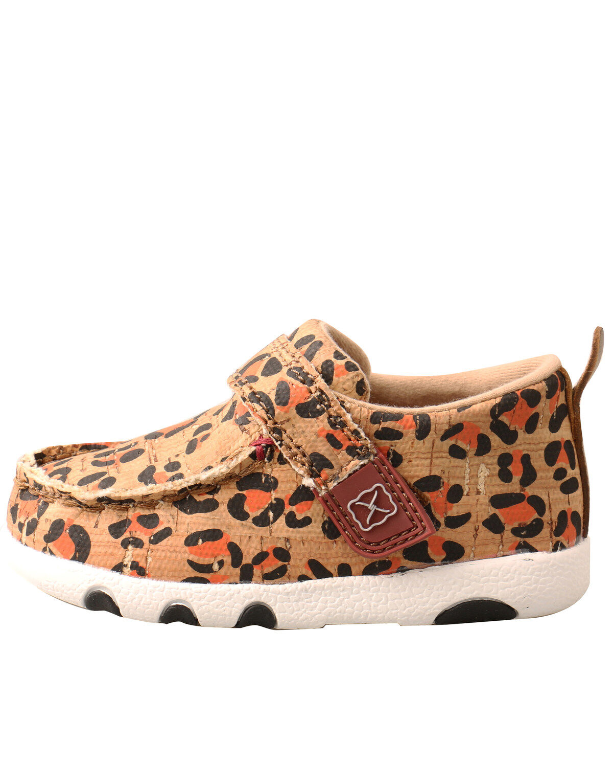 Twisted X Infant Girls' Leopard Print Driving Mocs