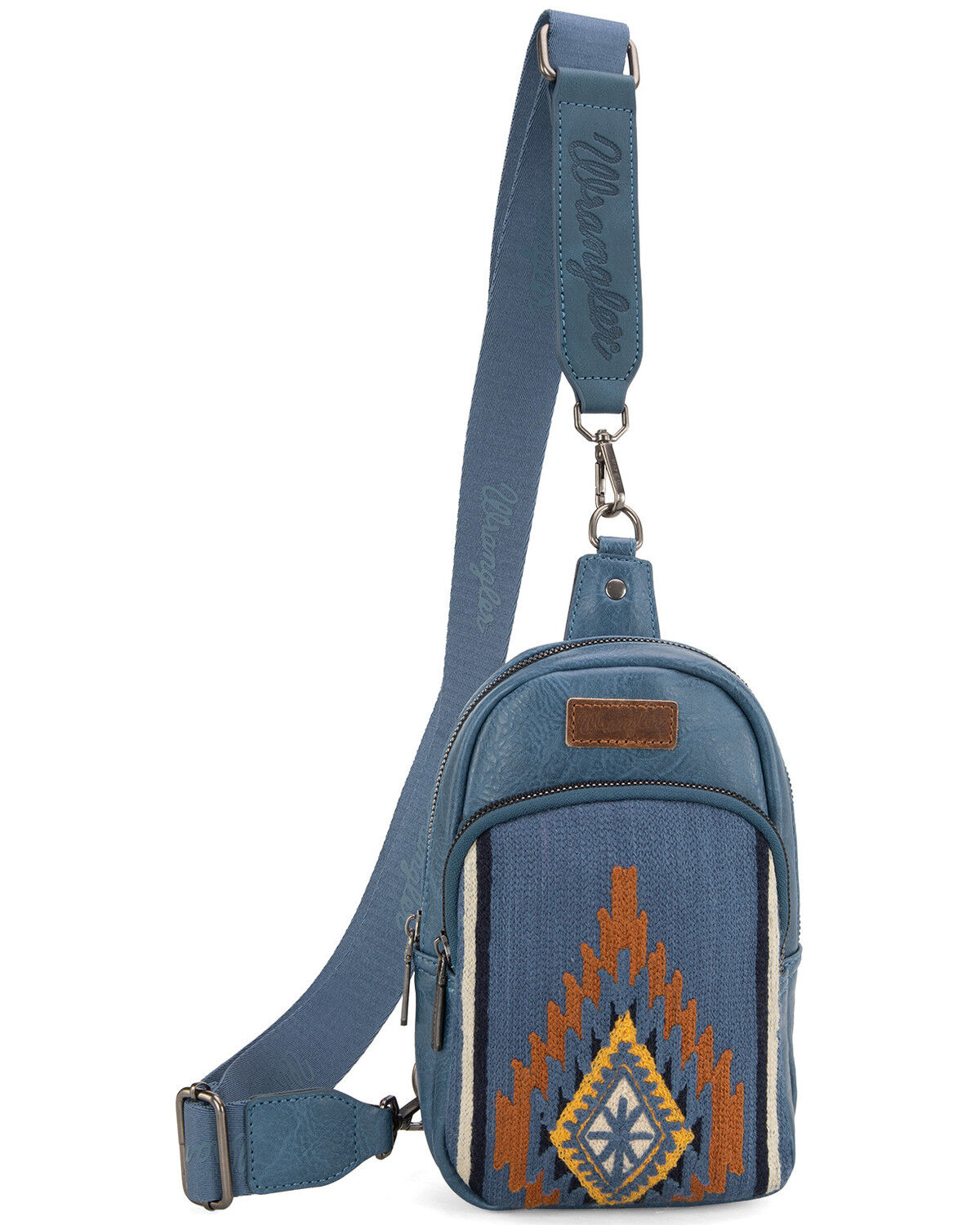 Wrangler Women's Daenery's Winter Southwestern Knitted Sling Bag