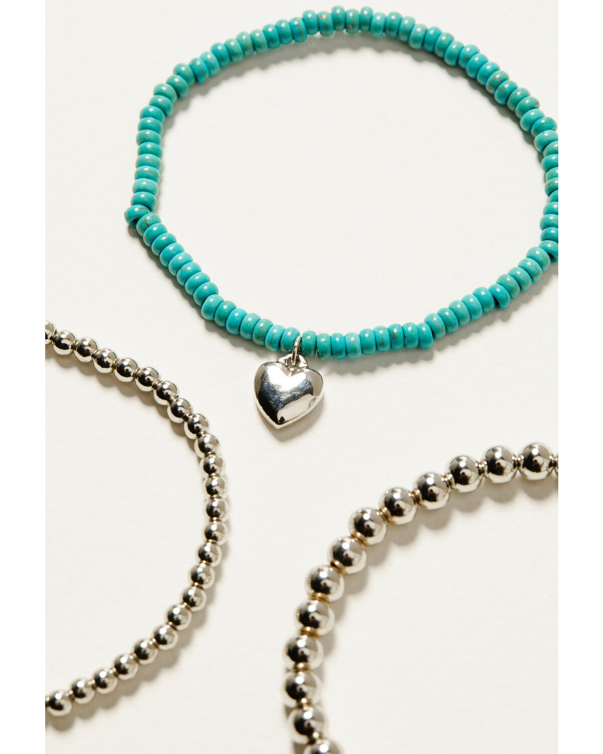 Shyanne Women's Cowhide Teardrop Bracelet Set - 5 Piece