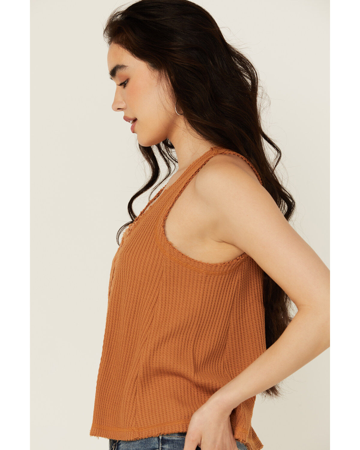 Cleo + Wolf Women's Cat Lace Trim Tank Top
