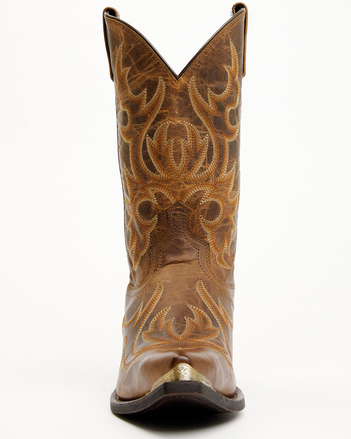 Laredo Men's 12" Fancy Stitch Western Boots - Snip Toe