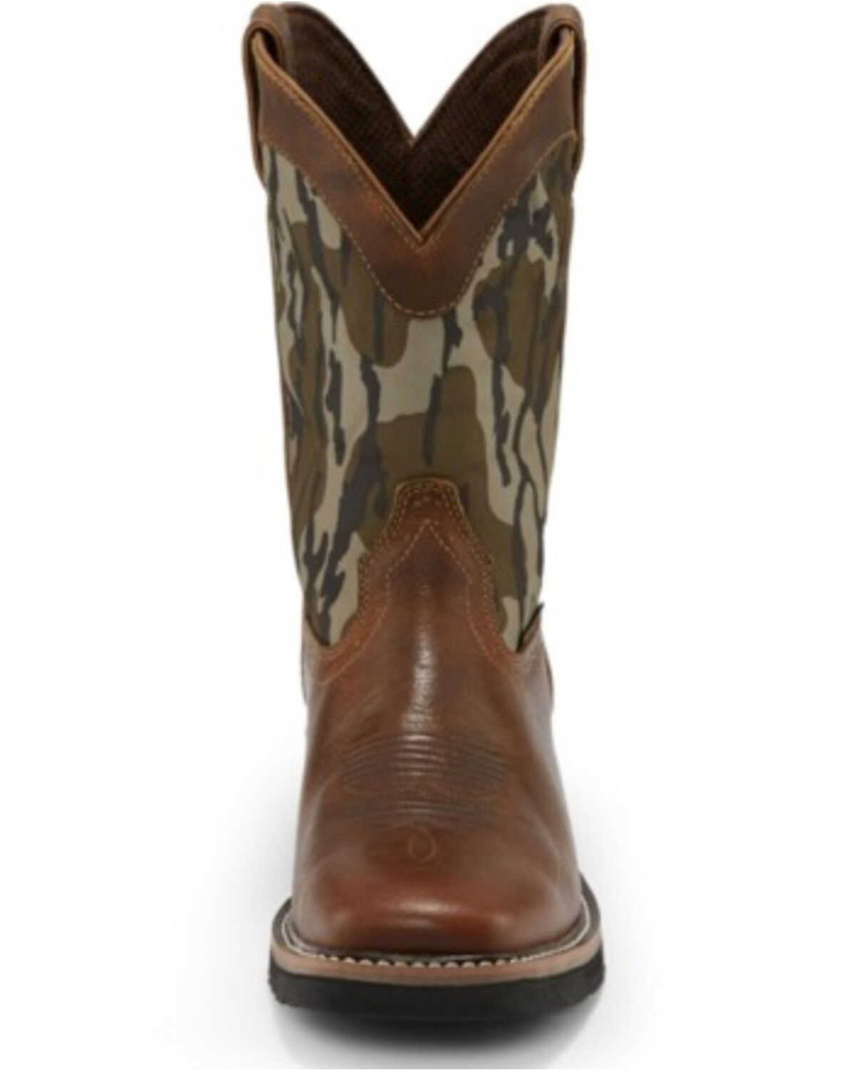 Justin Men's Trekker Bottom Lands Waterproof Western Work Boots - Soft Toe