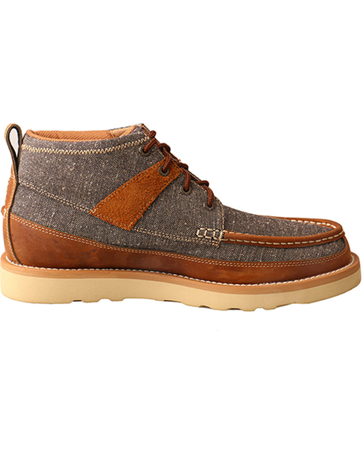 Twisted X Men's 4" Wedge Sole Boots - Moc Toe