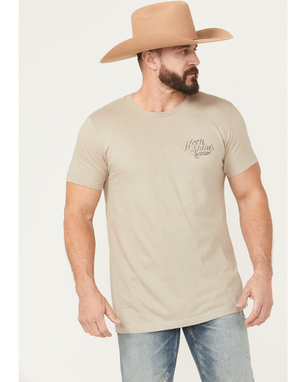 Moonshine Spirit Men's Bandana Short Sleeve Graphic T-Shirt