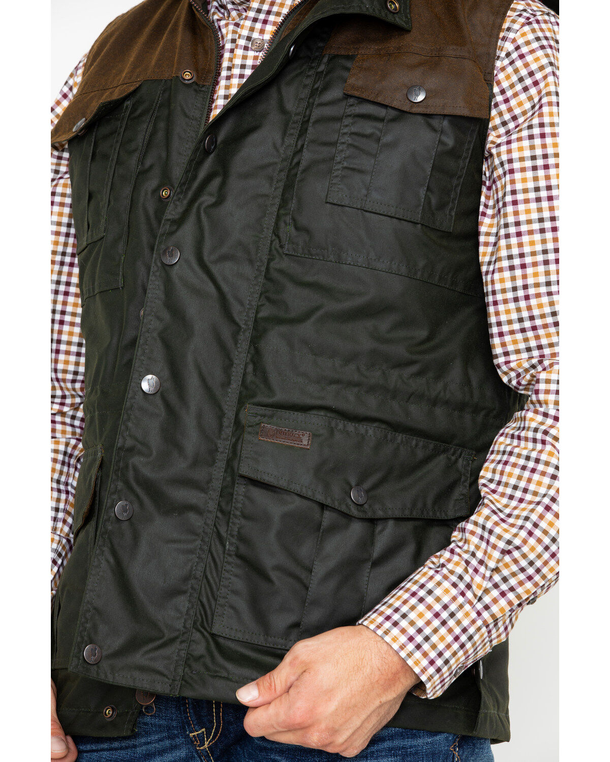 Outback Trading Co. Men's Brant Oil Dual Entry Vest
