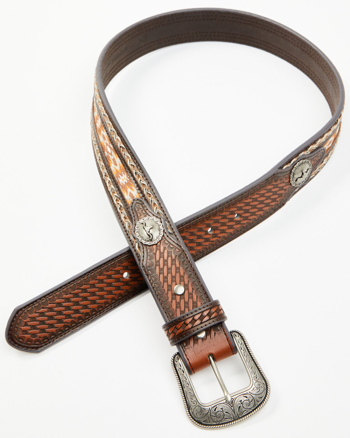 Cody James Men's Atwood Southwestern Inlay Belt - Big
