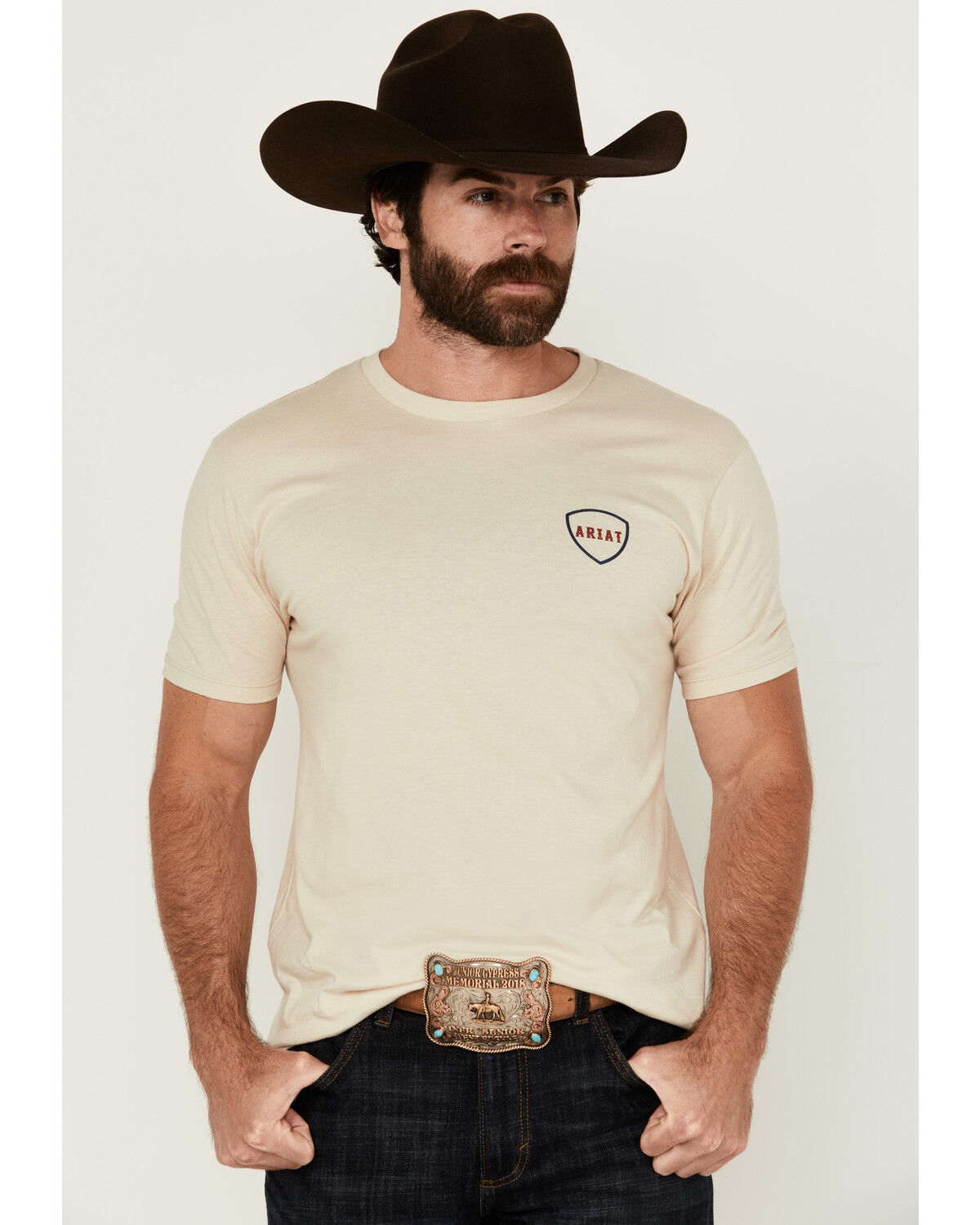 Ariat Men's Barbed Flag Short Sleeve Graphic T-Shirt