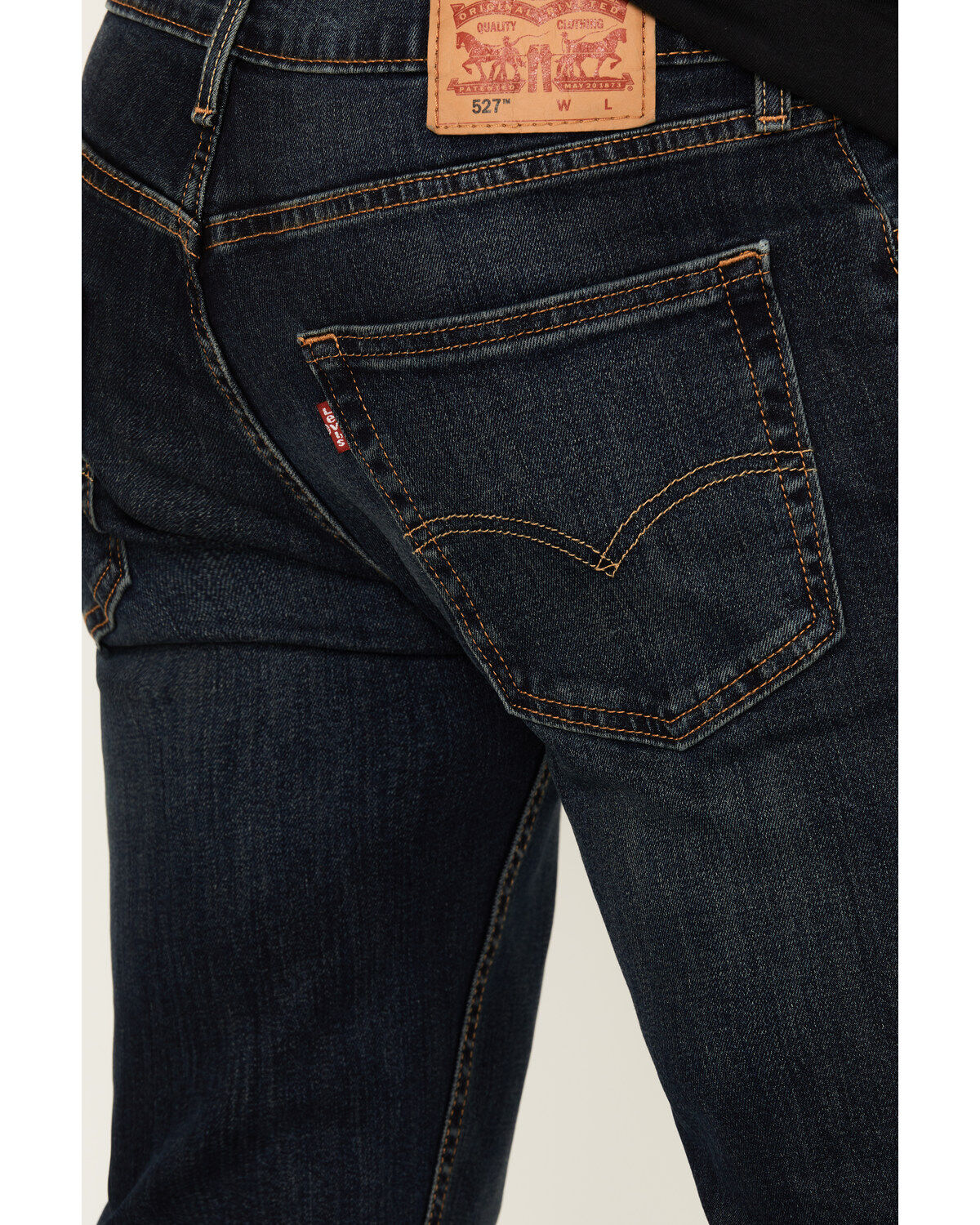 Levi's Men's 527 Sequoia Dark Wash Slim Bootcut Stretch Denim Jeans