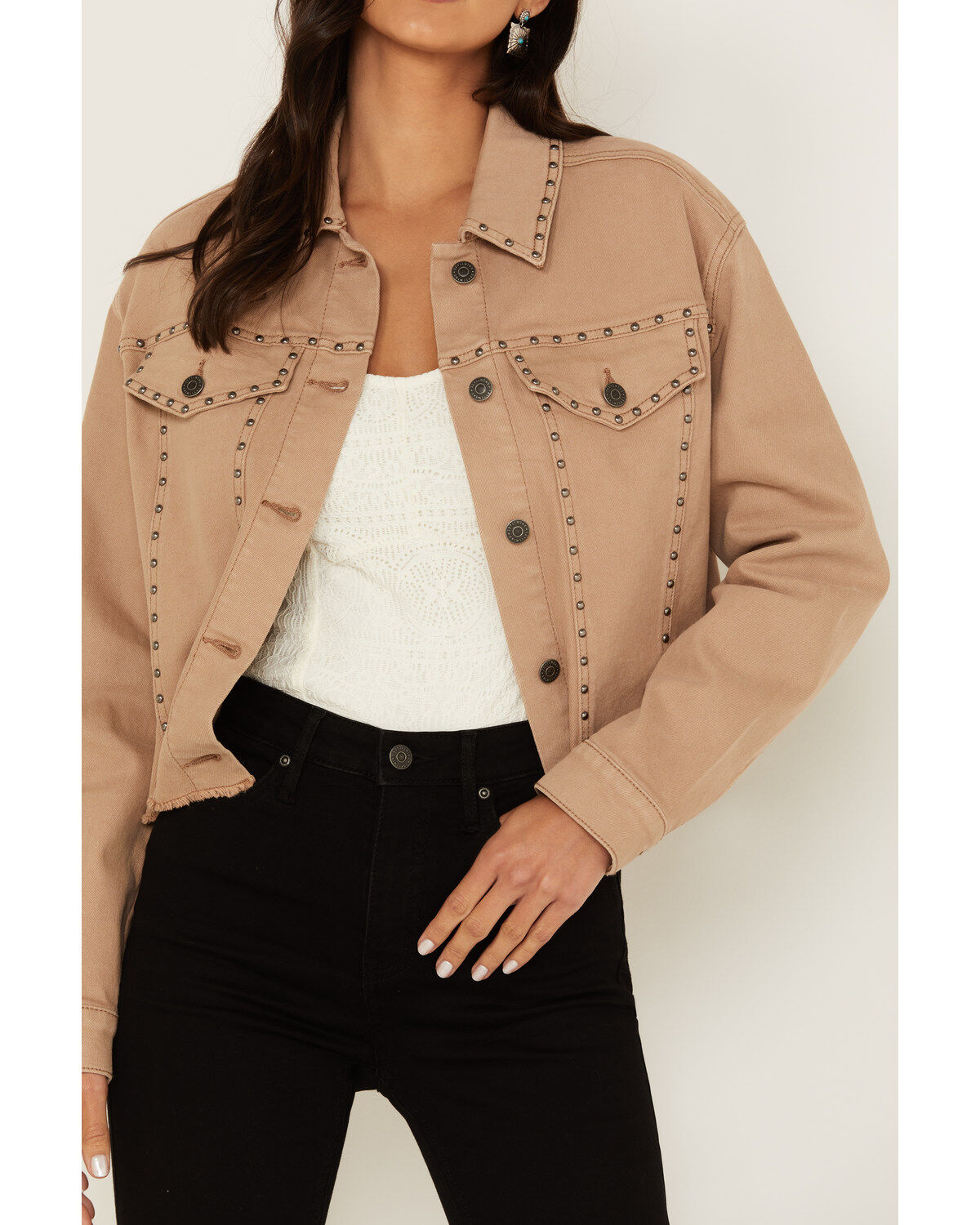 Idyllwind Women's Studded Cropped Jacket
