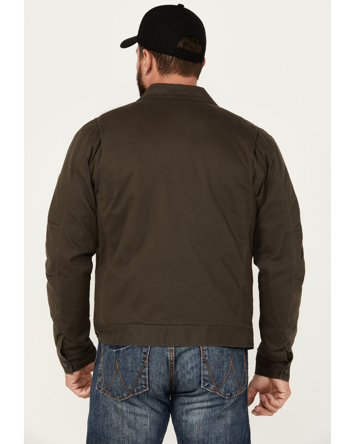 Brothers and Sons Men's Chambers Trucker Water Repellent Snap Zip Jacket