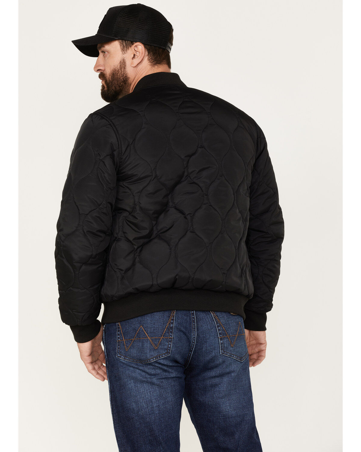 Brixton Men's Dillinger Quilted Bomber Jacket