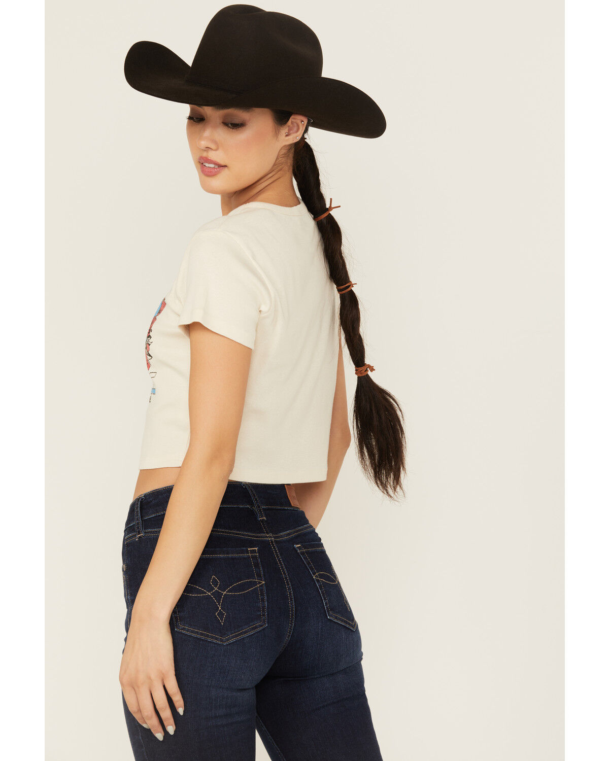 Girl Dangerous Women's Nashville Boot Short Sleeve Baby Tee