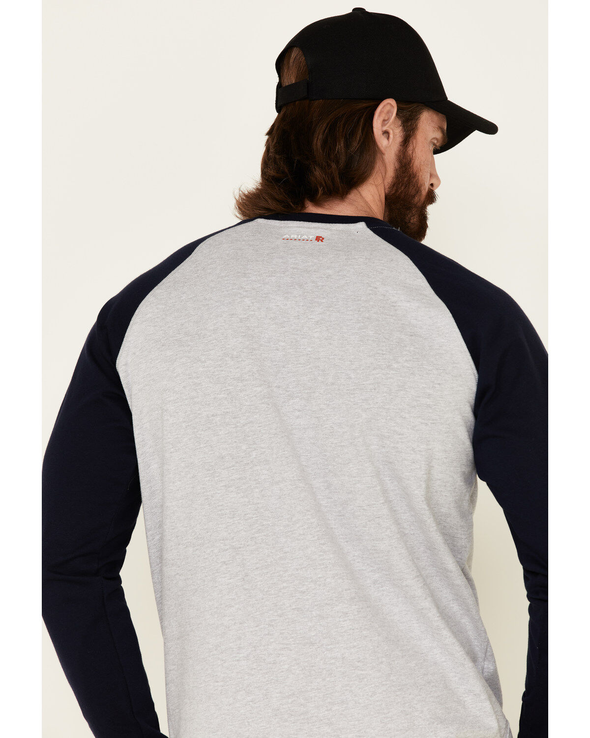 Ariat Men's FR Baseball Logo Crew Work Tee