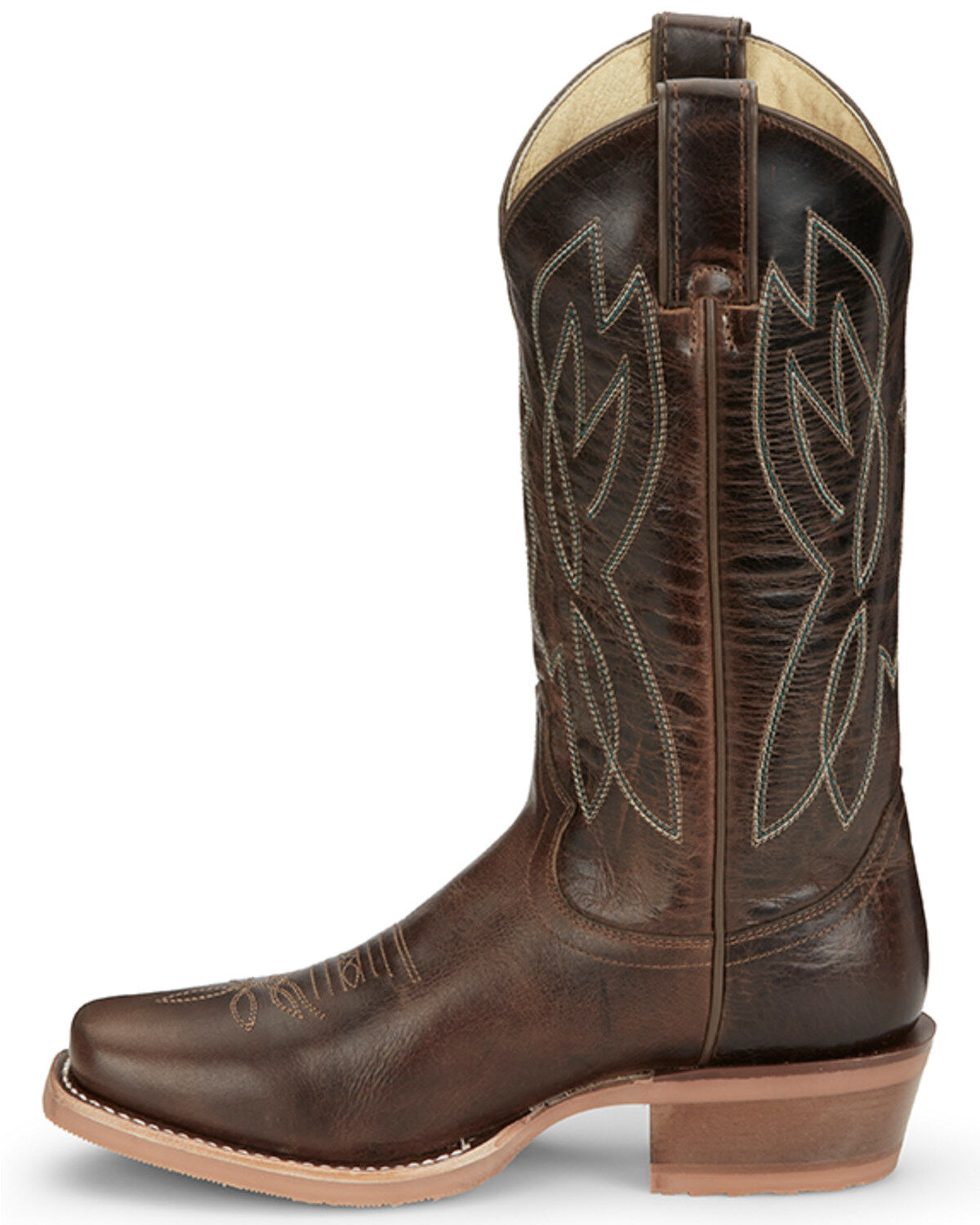 Justin Women's Mayberry Umber Western Boots - Square Toe