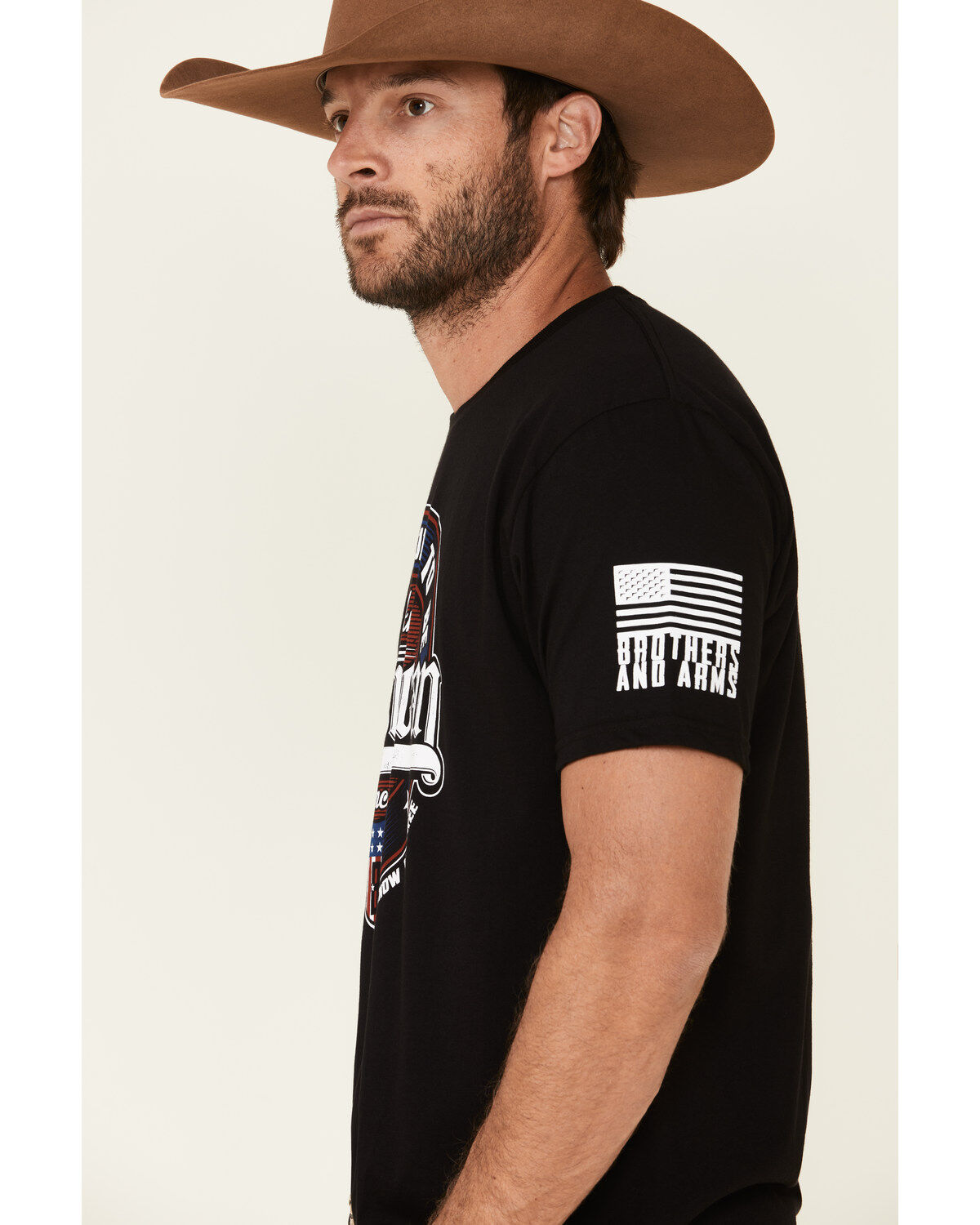 Brothers & Arms Men's Proud To Be American Graphic T-Shirt