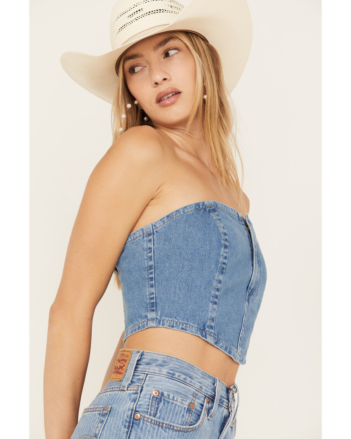 Wrangler Women's Denim Bustier