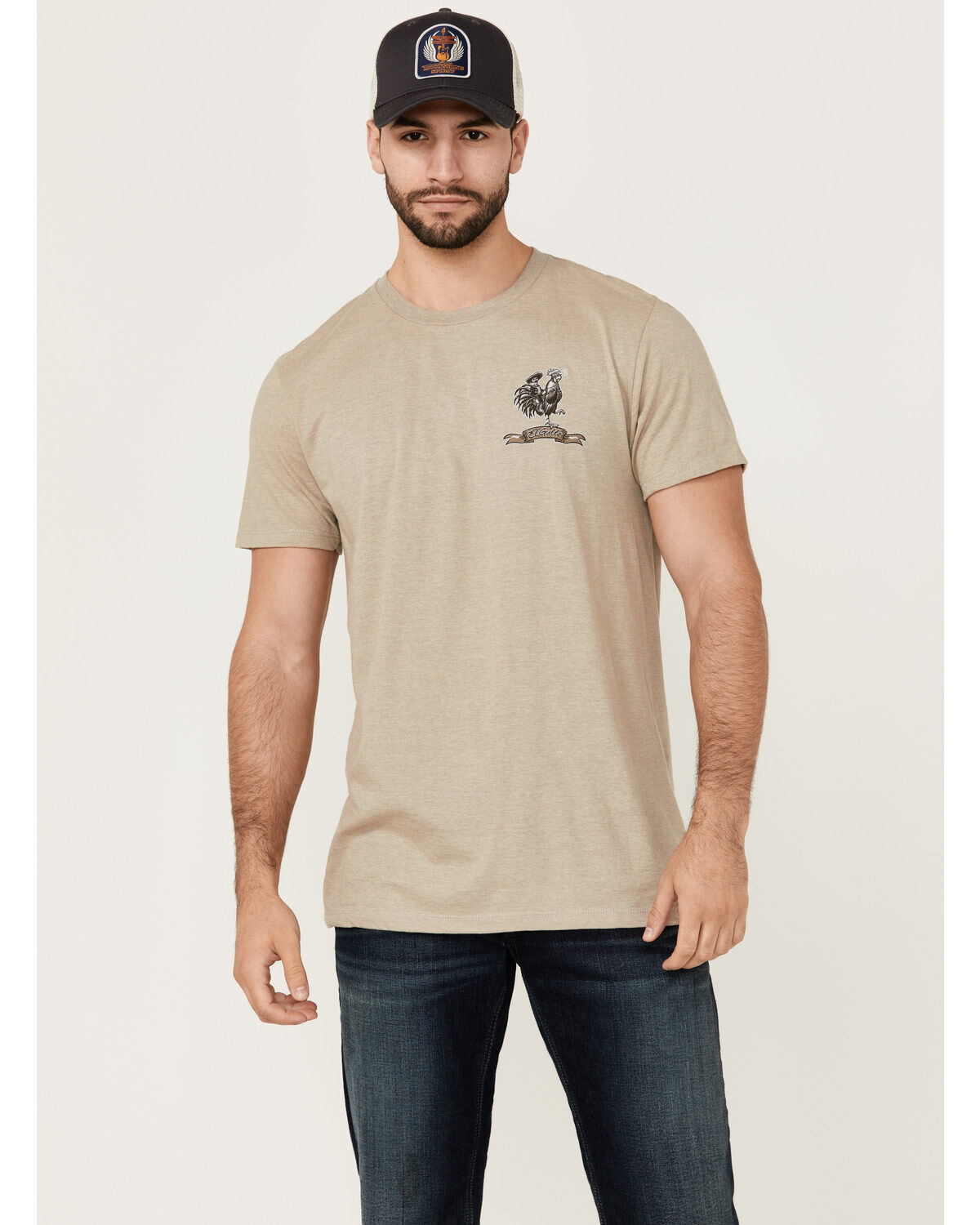 Moonshine Spirit Men's El Gallo Mariachi Short Sleeve Graphic T-Shirt