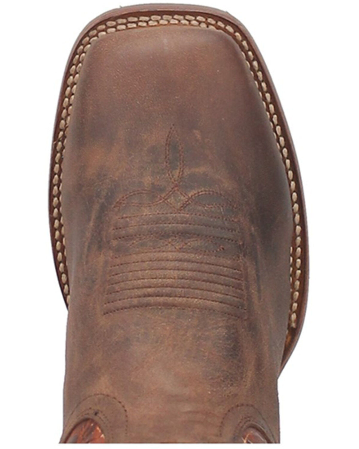 Dan Post Men's Bullhead Crackle Western Performance Boots - Broad Square Toe