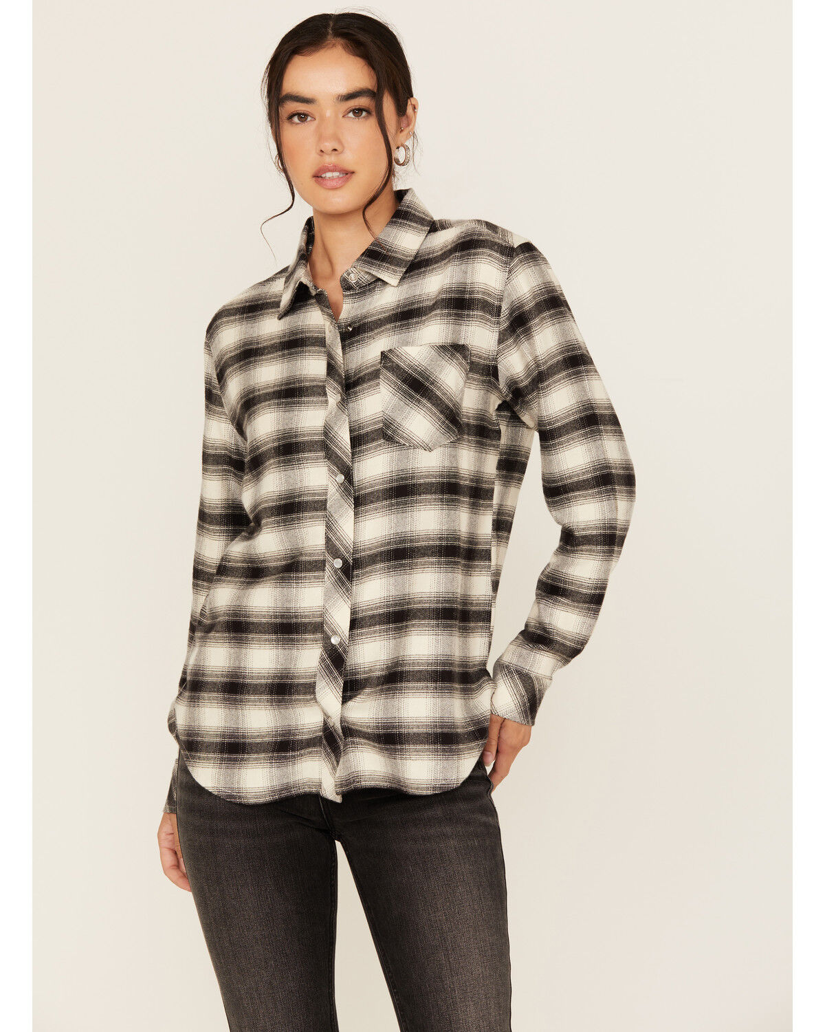 Idyllwind Women's Long Sleeve Snap Flannel Shirt