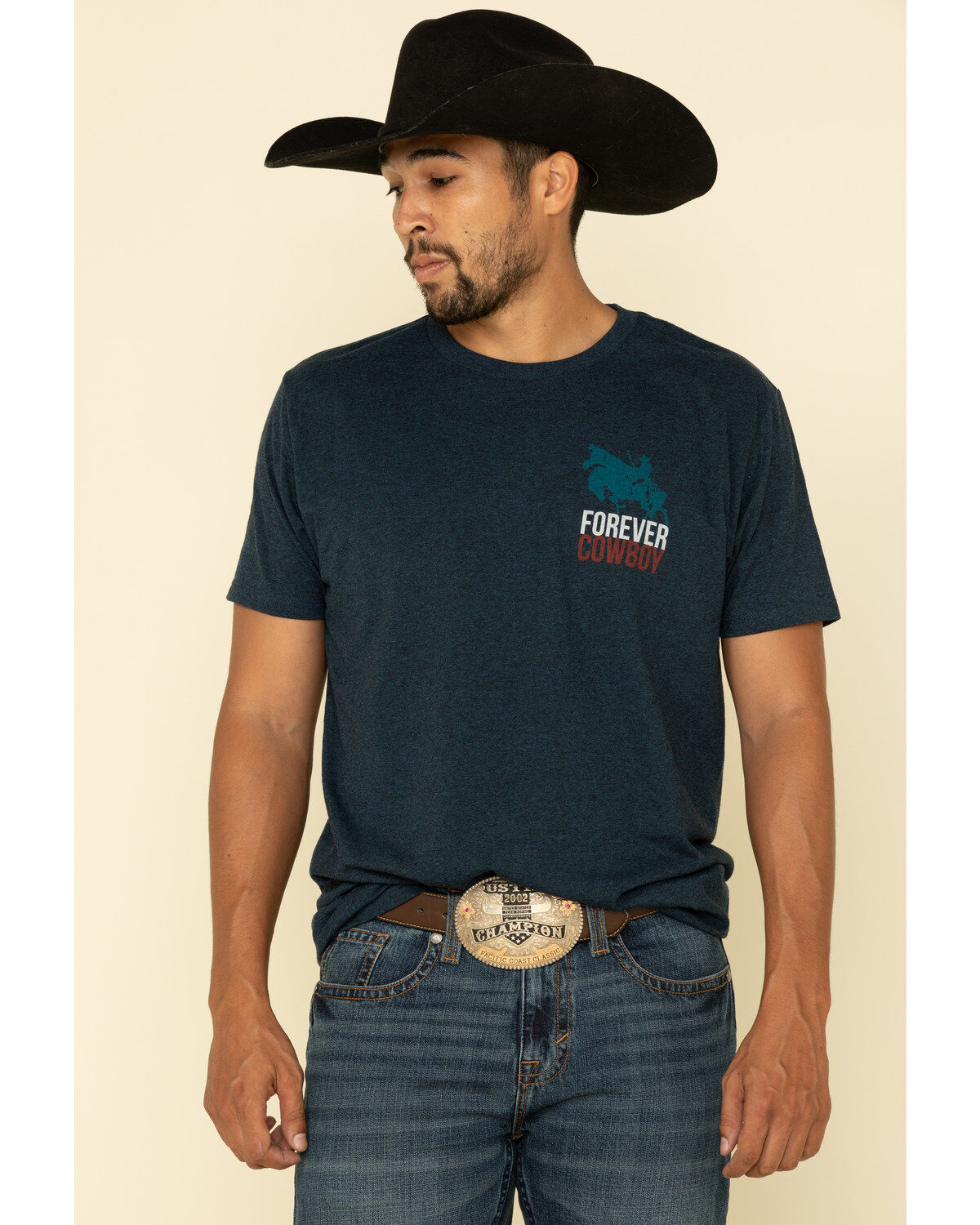 Cody James Men's Forever Cowboy Graphic Short Sleeve T-Shirt