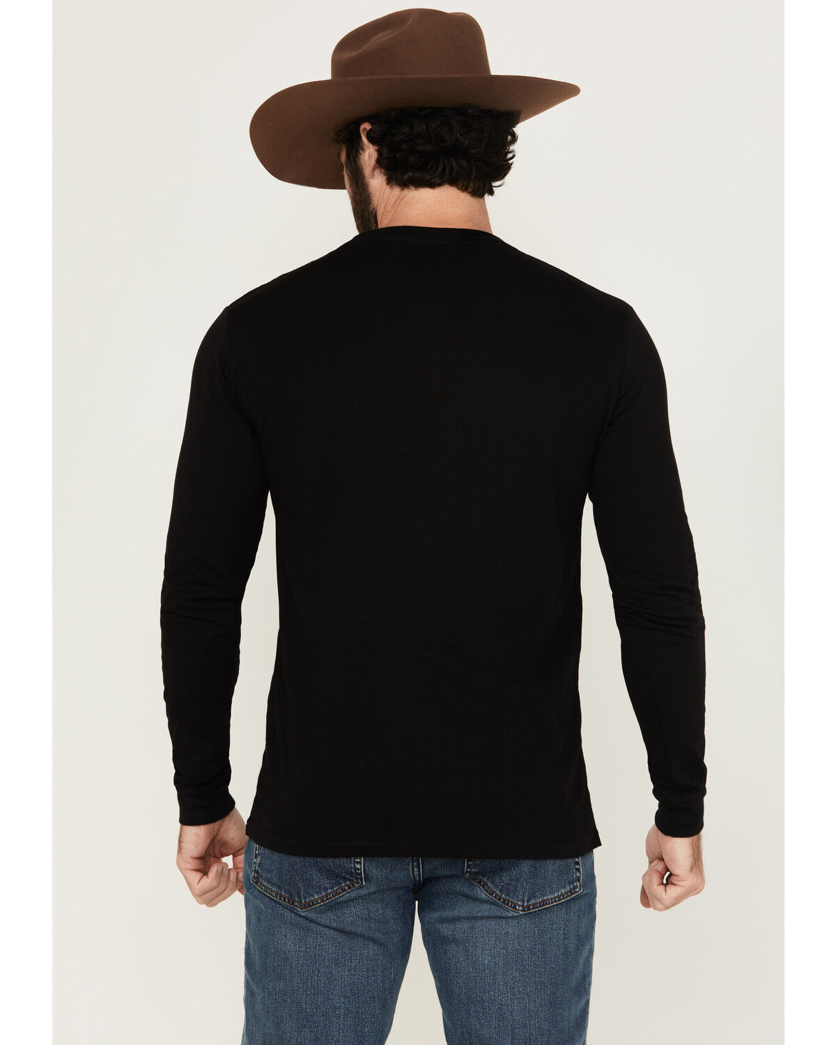 Moonshine Spirit Men's Solo Guitarist Long Sleeve Graphic T-Shirt