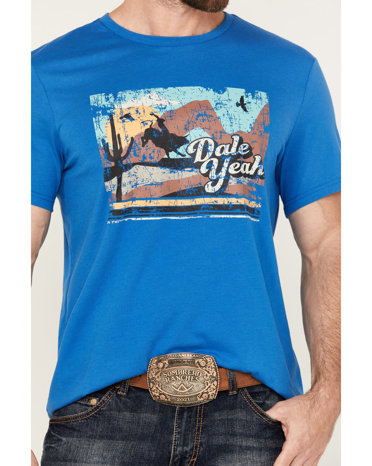 Panhandle Men's Dale Yeah Scenic Short Sleeve Graphic T-Shirt