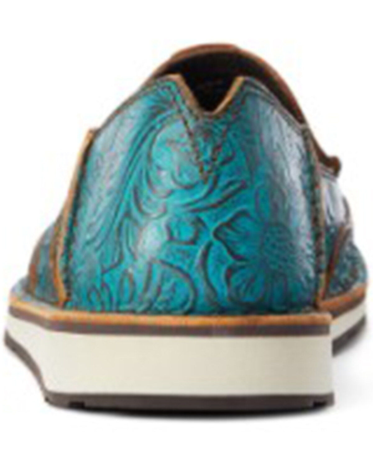 Ariat Women's Brushed Floral Emboss Casual Slip-On Cruiser - Moc Toe