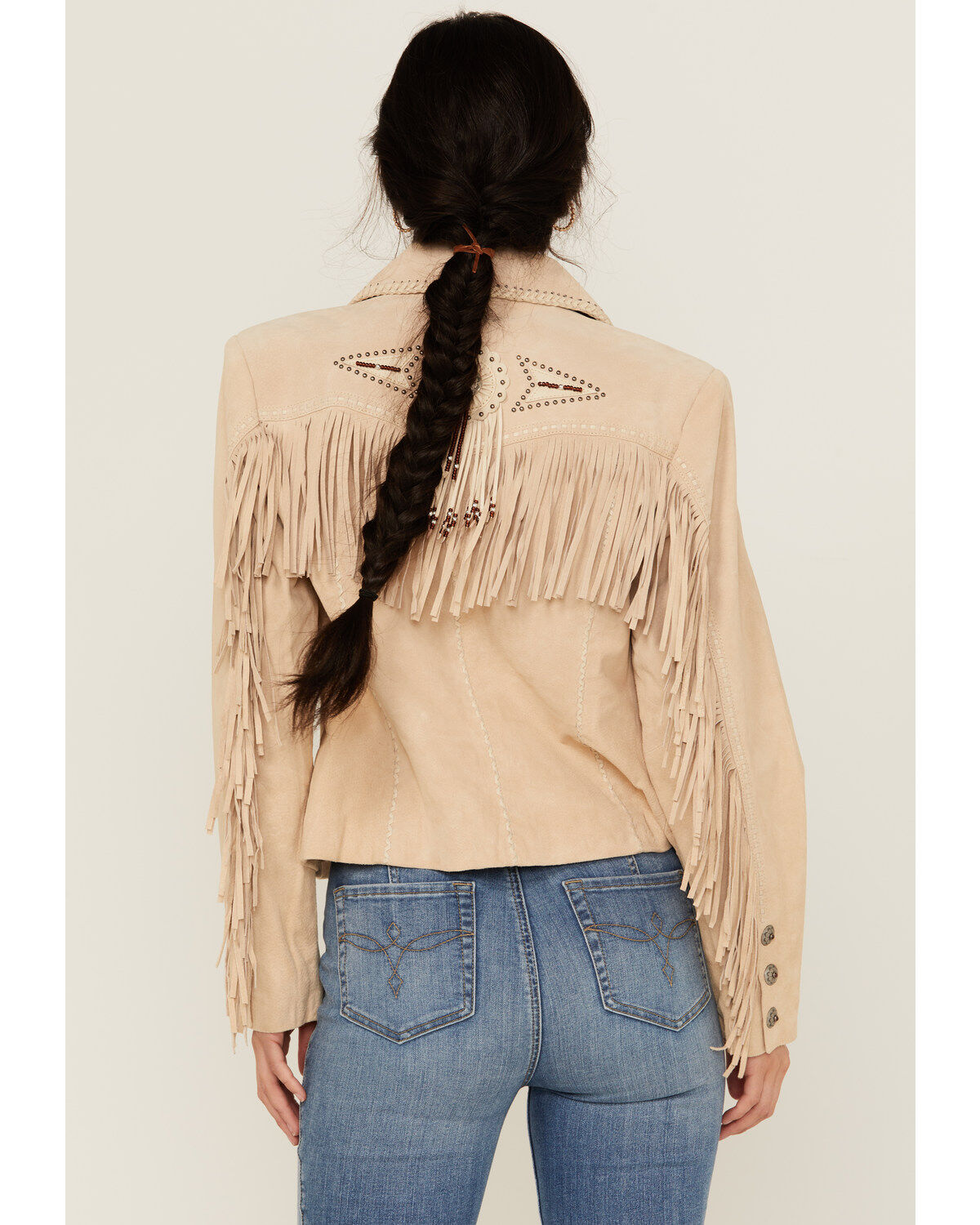 Scully Women's Fringe and Beaded Jacket