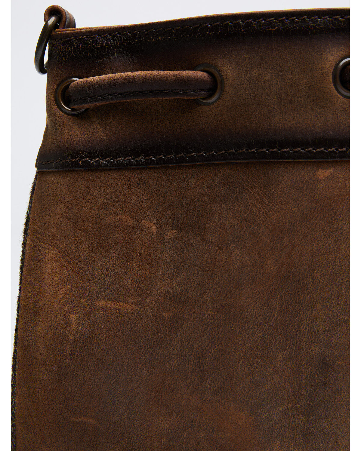 STS Ranchwear Women's Hair On Cowhide Bucket Bag