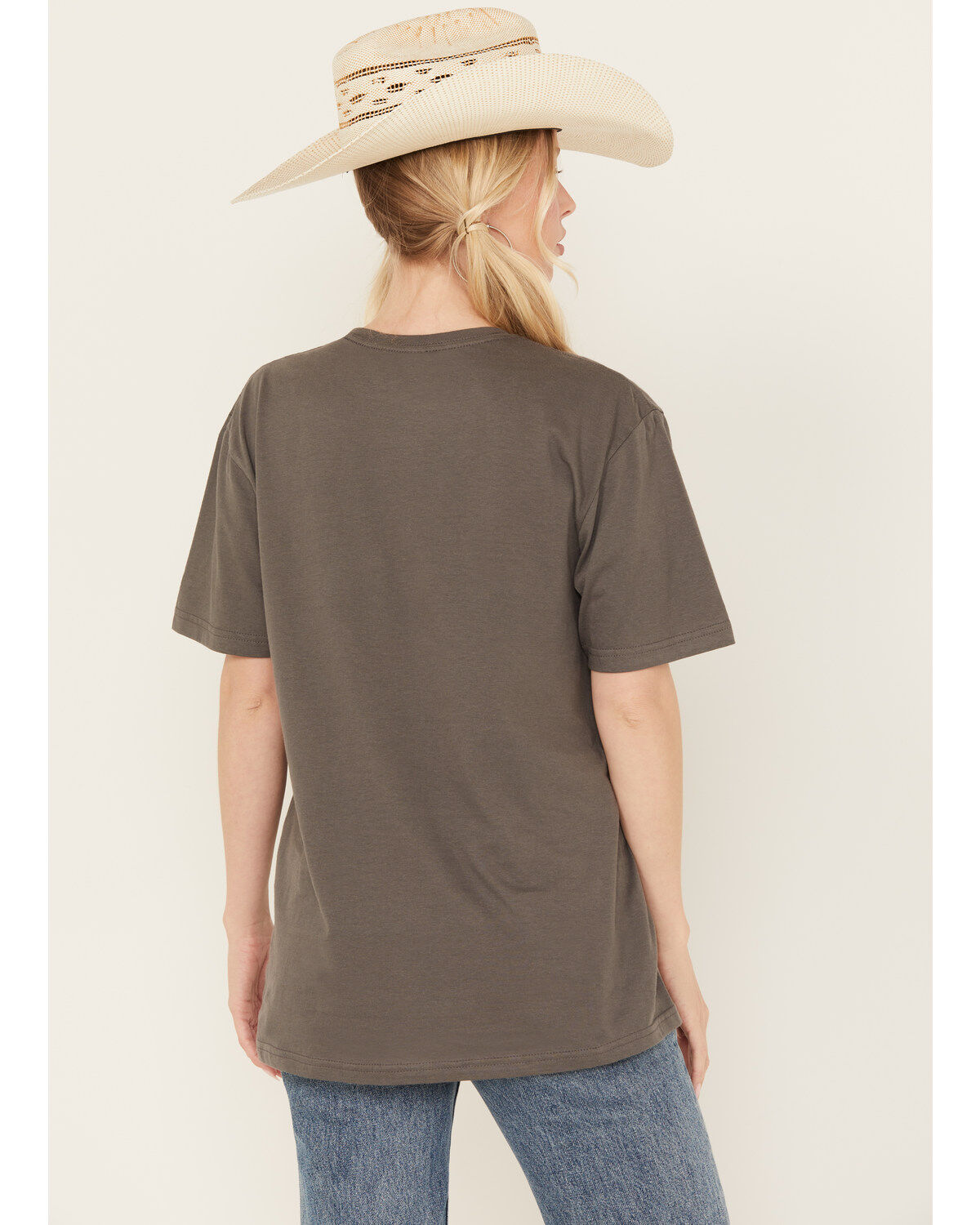 Bohemian Cowgirl Women's Nashville Guitar and Roses Short Sleeve Graphic Tee