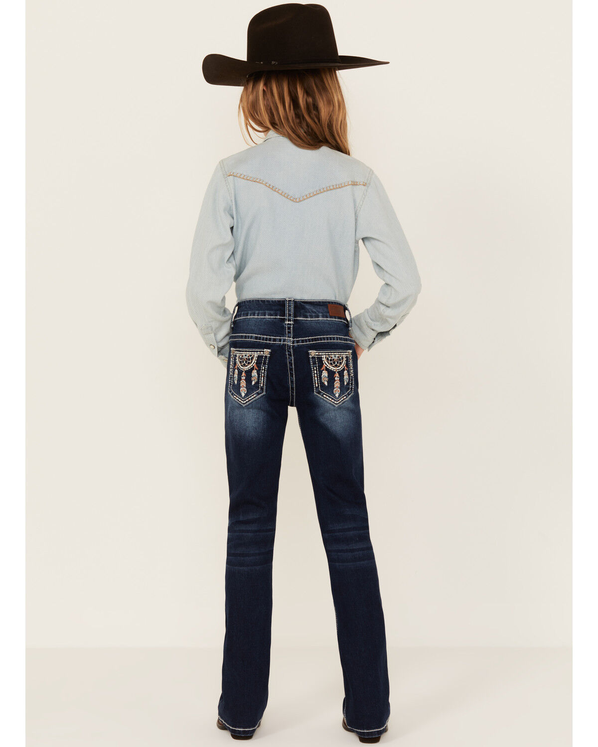 Shyanne Girls' Dreamcatcher Pocket Bootcut Jeans