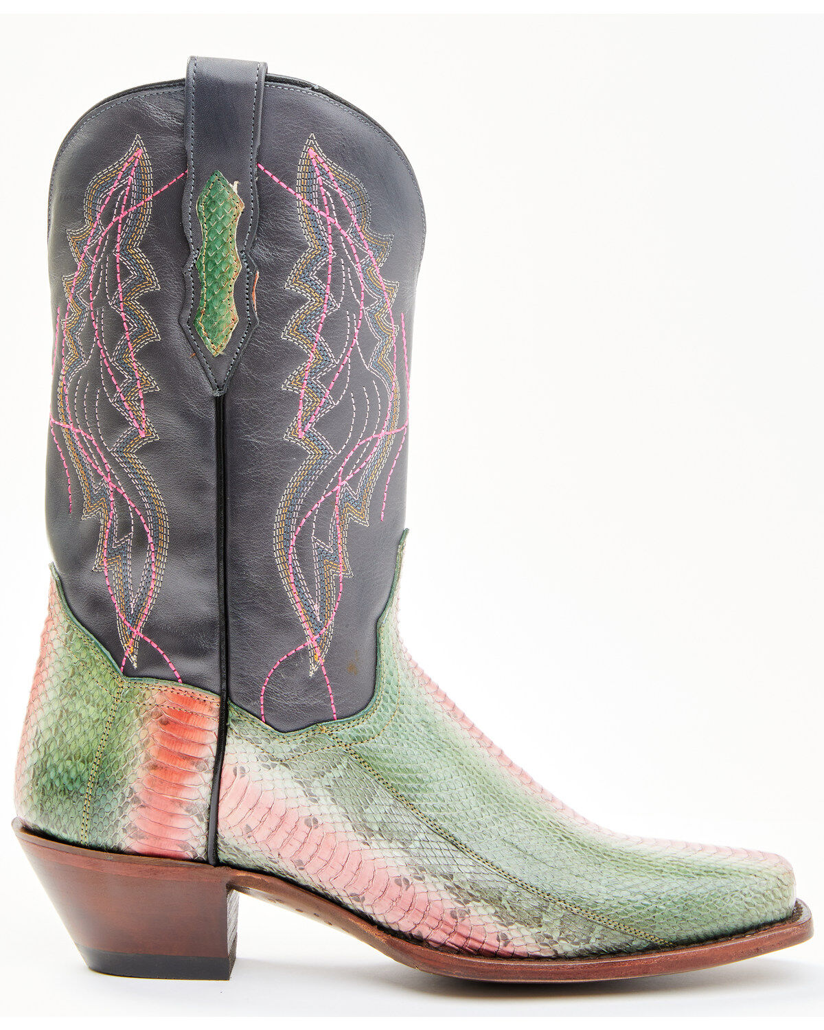 Dan Post Women's Exotic Watersnake Skin Western Boots - Square Toe
