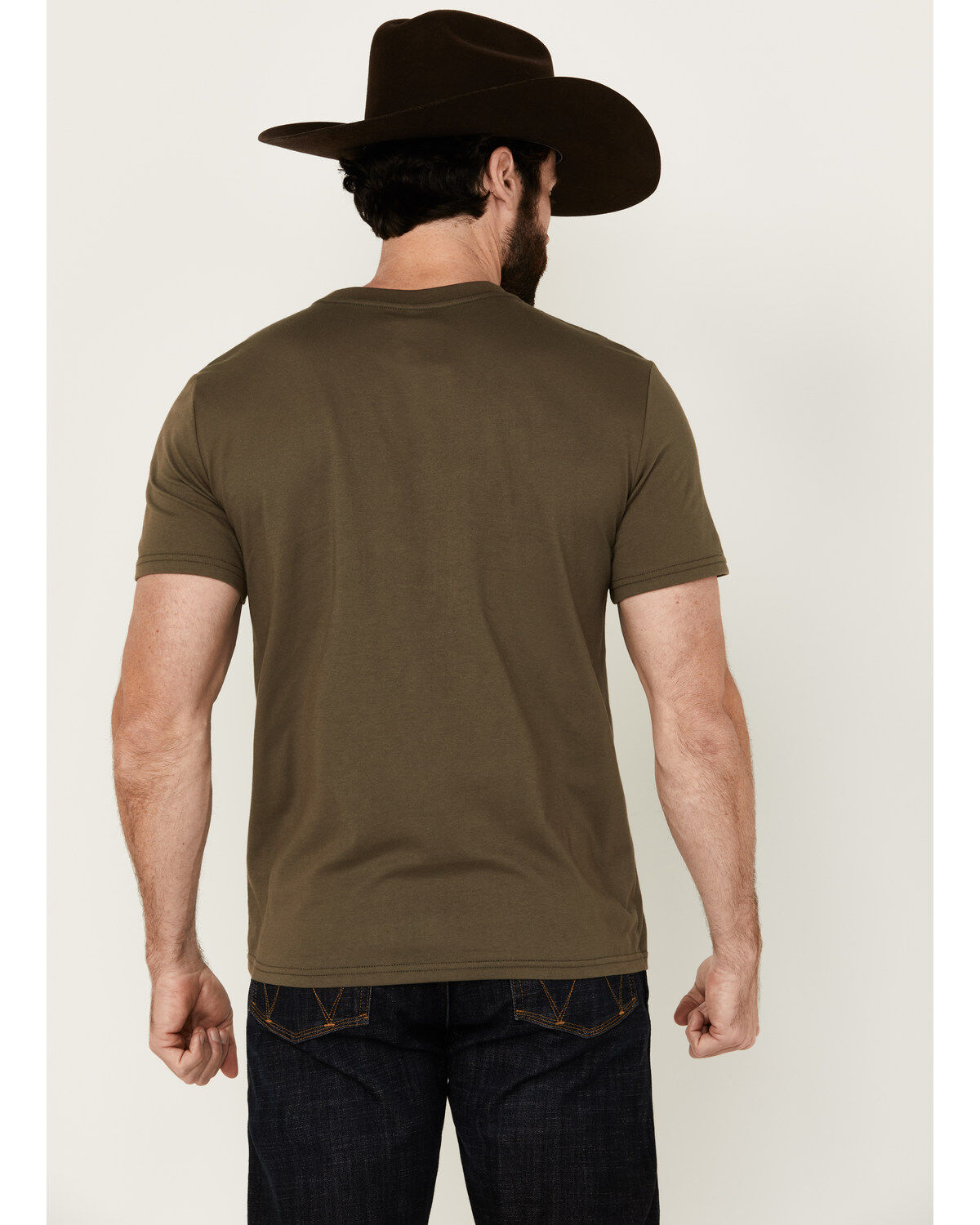 Rock & Roll Denim Men's Southwestern Print Logo Short Sleeve Graphic T-Shirt