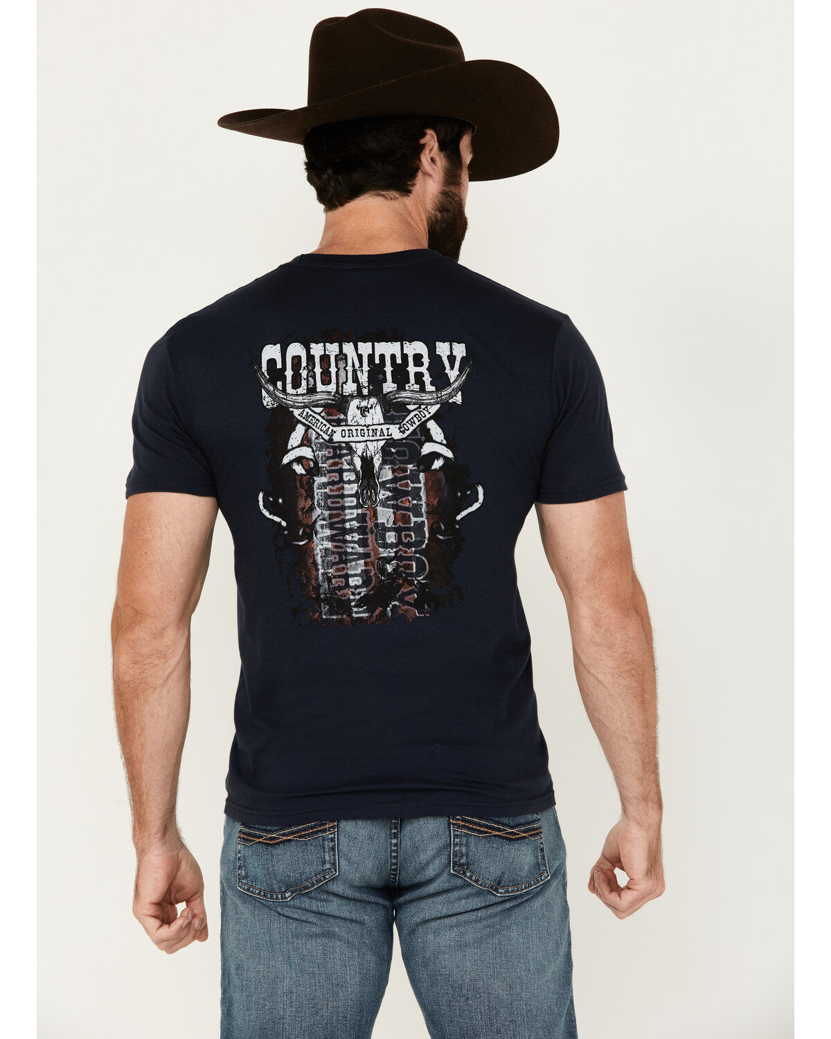 Cowboy Hardware Men's Country Cowboy Short Sleeve T-Shirt