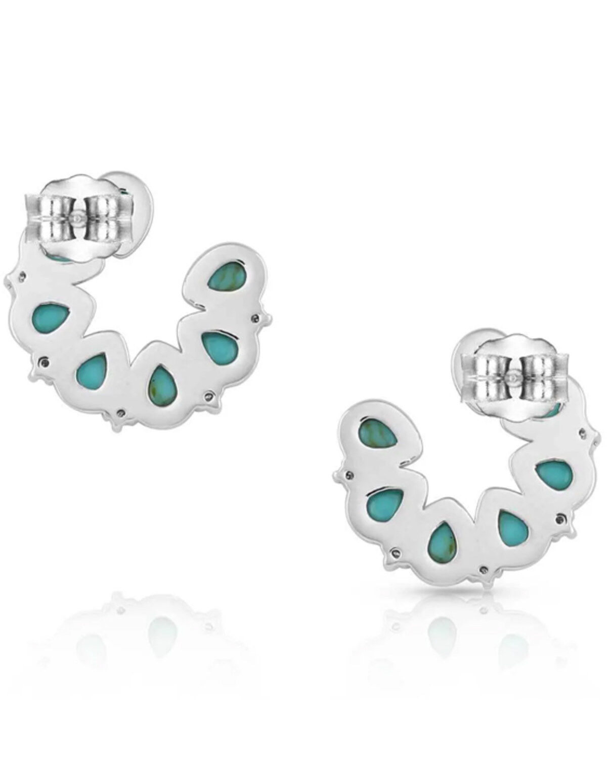 Montana Silversmiths Women's Lucky Seven Turquoise Earrings