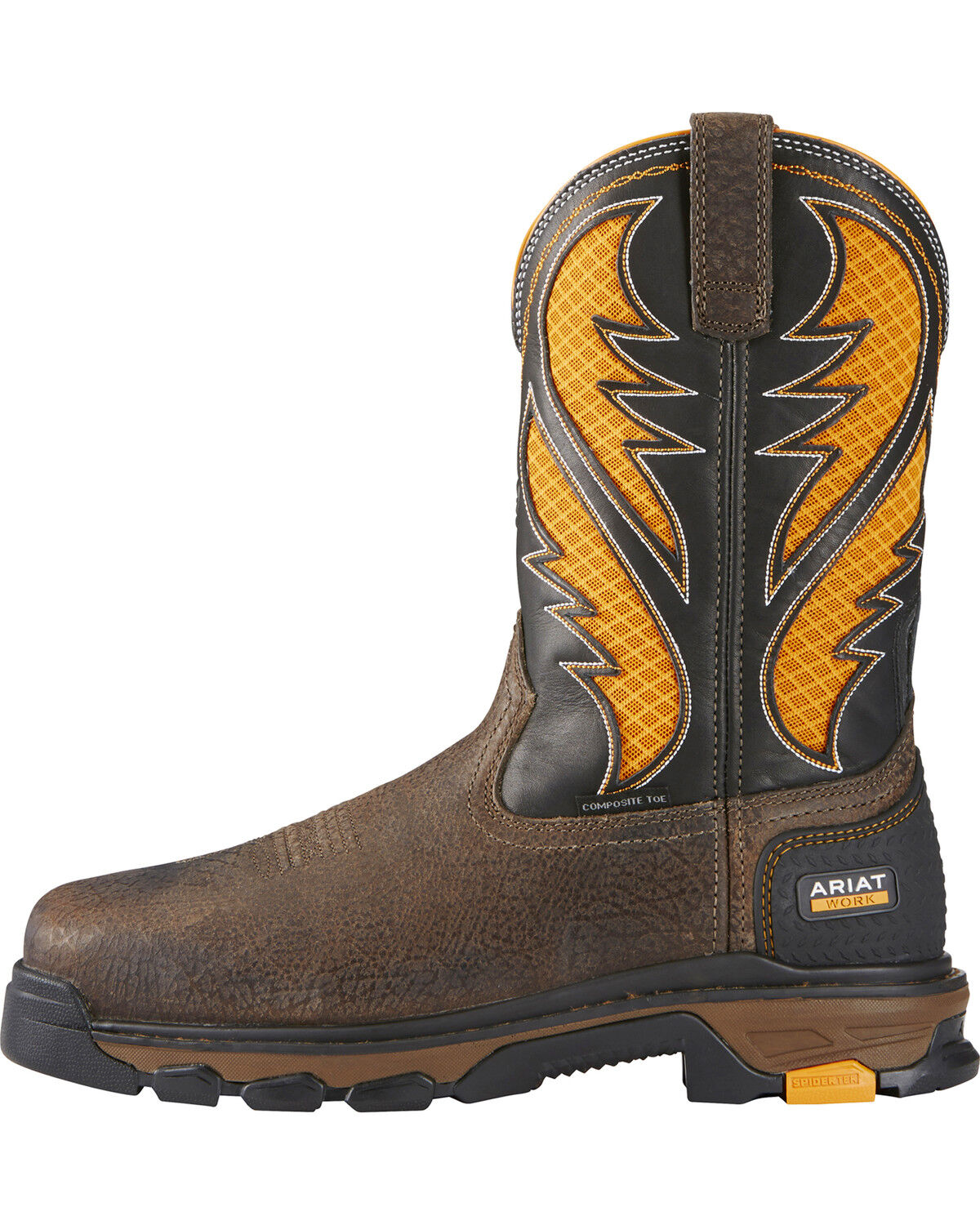 Ariat Men's Intrepid VentTEK Comp Toe Pull-On Safety Work Boots