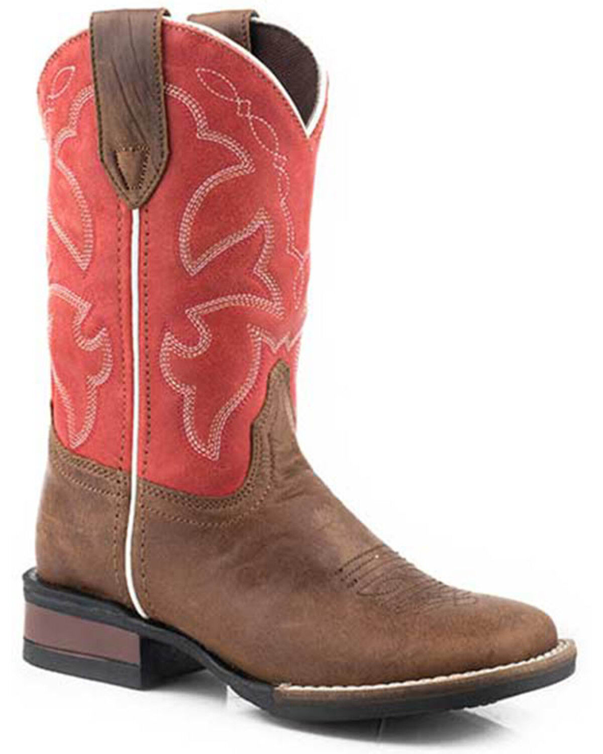 Roper Boys' Monterey Western Boots - Broad Square Toe