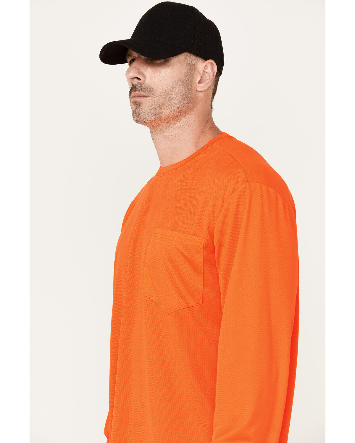 Hawx Men's High-Visibility Long Sleeve Work Shirt